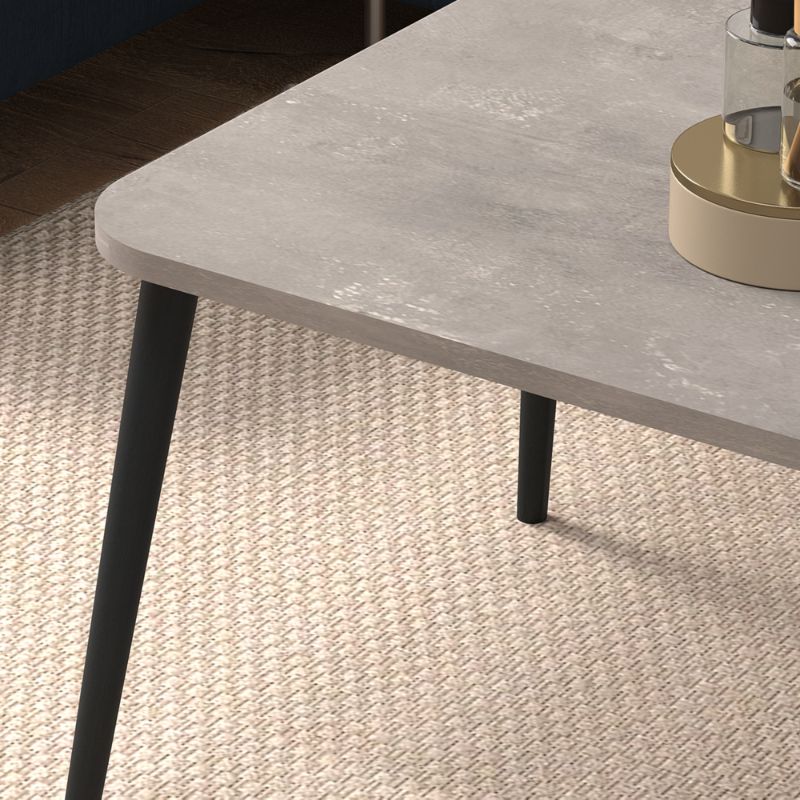 Τραπεζάκι σαλονιού Soul Megapap χρώμα γκρι ρετρό 90x55x41εκ.