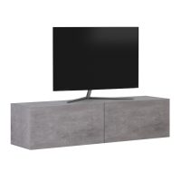 Έπιπλο τηλεόρασης επιτοίχιο Palm Megapap χρώμα γκρι ρετρό 120x32x30εκ.