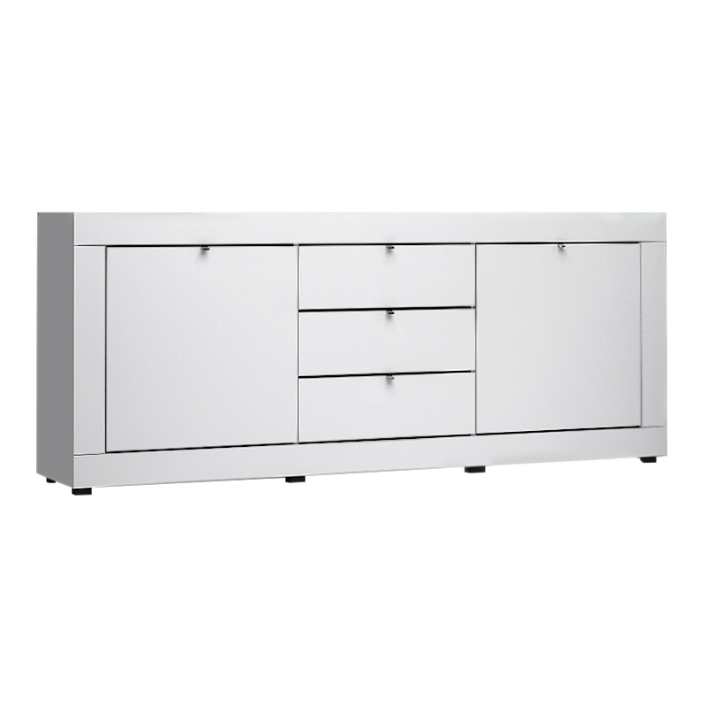 Μπουφές Ocean Megapap χρώμα λευκό 210x45x86εκ.