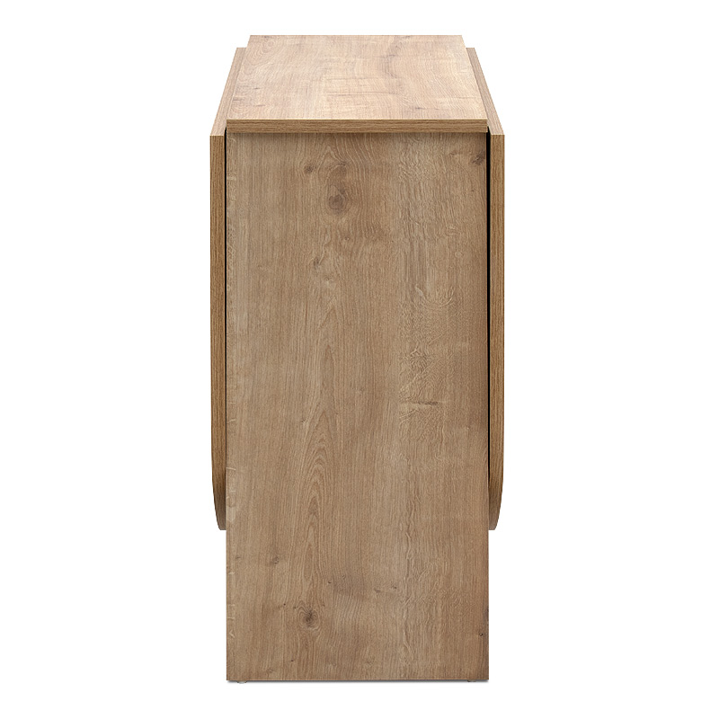 GP028-00711-4 Τραπέζι Winslet Megapap επεκτεινόμενο χρώμα φυσικό οξιάς 34(63+63)x80x76εκ.