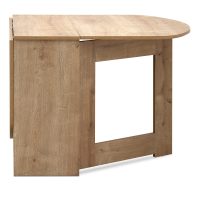 GP028-00711-6 Τραπέζι Winslet Megapap επεκτεινόμενο χρώμα φυσικό οξιάς 34(63+63)x80x76εκ.