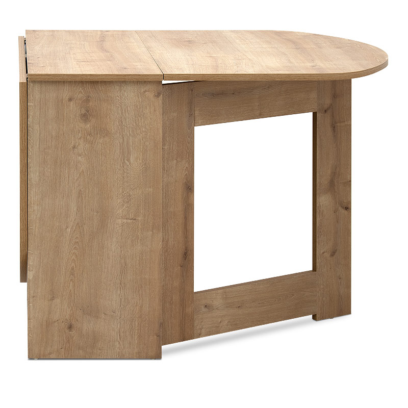 GP028-00711-6 Τραπέζι Winslet Megapap επεκτεινόμενο χρώμα φυσικό οξιάς 34(63+63)x80x76εκ.