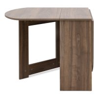 Τραπέζι Winslet Megapap επεκτεινόμενο χρώμα καρυδί 34(63+63)x80x76εκ.