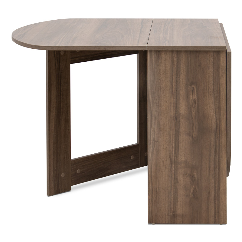 Τραπέζι Winslet Megapap επεκτεινόμενο χρώμα καρυδί 34(63+63)x80x76εκ.