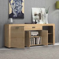 GP028-00811-1 Μπουφές Joseph Megapap χρώμα φυσικό οξιάς 177x40x76εκ.