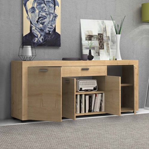 GP028-00811-1 Μπουφές Joseph Megapap χρώμα φυσικό οξιάς 177x40x76εκ.