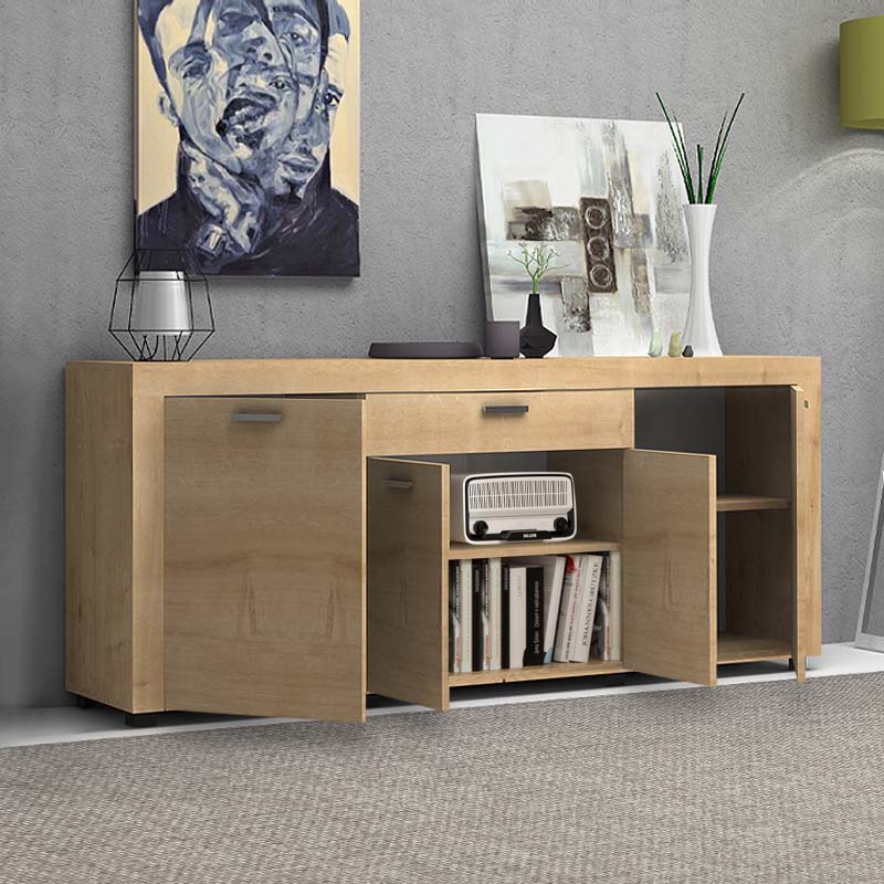 GP028-00811-1 Μπουφές Joseph Megapap χρώμα φυσικό οξιάς 177x40x76εκ.