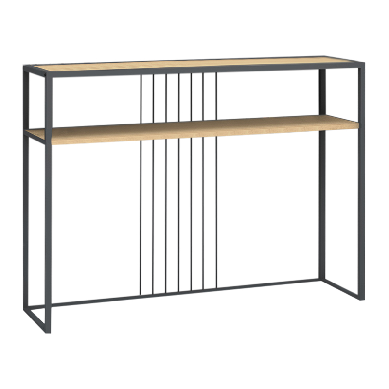 Κονσόλα Kary Megapap χρώμα φυσικό οξιάς 120x33x90εκ.