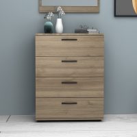 Συρταριέρα Velika Megapap χρώμα καρυδί 73x44x96εκ.