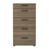 Συρταριέρα Helia Megapap χρώμα καρυδί 60x44x108εκ.