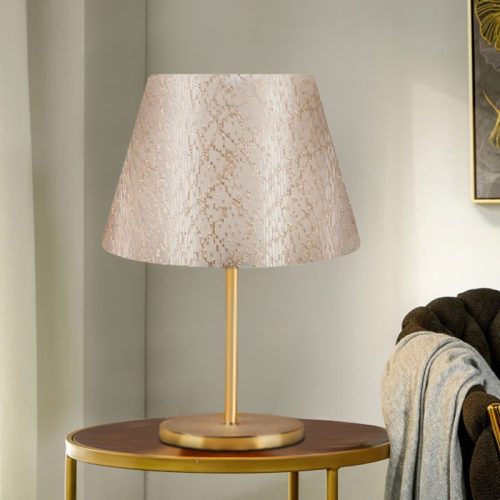 Φωτιστικό επιτραπέζιο Rosenthal Megapap ύφασμα Pvc χρώμα χρυσό 22x17x37εκ.