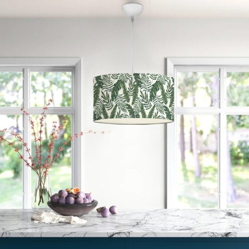 GP029-01051-1 Φωτιστικό οροφής Alamea Megapap E27 υφασμάτινο μονόφωτο πολύχρωμο Φ38x70εκ.