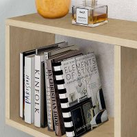 Τραπεζάκι βοηθητικό Homemania Megapap χρώμα sapphire oak 60x20x60εκ.