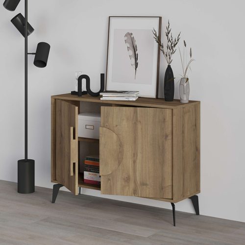 GP037-00822-1 Μπουφές Gora Megapap χρώμα ανοιχτό καρυδί 110x35,6x82εκ.