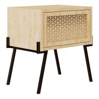 Κομοδίνο Naive Megapap χρώμα sapphire oak 48x34x51εκ.