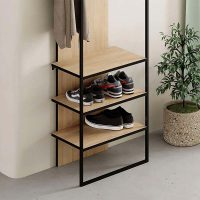 Έπιπλο εισόδου Archy Megapap χρώμα sapphire oak 53x31,7x180εκ.