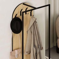 Έπιπλο εισόδου Archy Megapap χρώμα sapphire oak 53x31,7x180εκ.