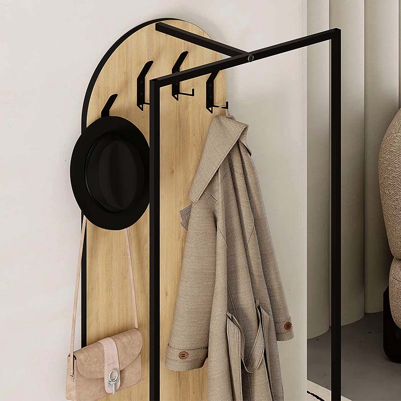 Έπιπλο εισόδου Archy Megapap χρώμα sapphire oak 53x31,7x180εκ.