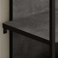 Έπιπλο εισόδου Archy Megapap χρώμα γκρι ρετρό 53x31,7x180εκ.