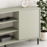 Μπουφές Frem Megapap χρώμα ash green 150x40x81εκ.