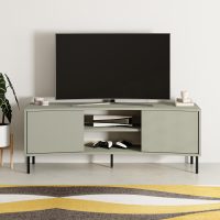 Έπιπλο τηλεόρασης Frem Megapap χρώμα ash green 150x40x55εκ.