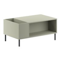 Τραπεζάκι σαλονιού Vena Megapap χρώμα ash green 100x60x42εκ.