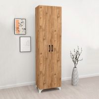 GP041-00152-1 Ντουλάπα - Παπουτσοθήκη Lilly Megapap χρώμα pine oak 49x32x178εκ.