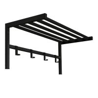 GP041-00341-1 Κρεμάστρα τοίχου Ofred Megapap μεταλλική χρώμα μαύρο 69x34x32,5εκ.