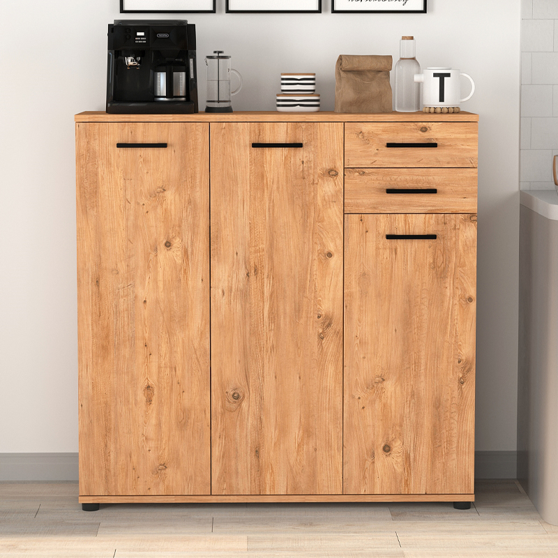 GP041-00643-2 Παπουτσοθήκη - ντουλάπι Polly Megapap χρώμα pine oak 108x35x108εκ.