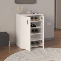 GP041-00841-2 Παπουτσοθήκη - Ντουλάπι Manolo Megapap χρώμα λευκό 60x38x81,4εκ.