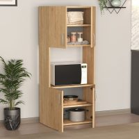 GP041-00863-1 Ντουλάπα κουζίνας Armado Megapap χρώμα sapphire oak 60x32x140εκ.