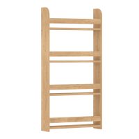 Επιτοίχια βιβλιοθήκη - ραφιέρα Montessori Megapap χρώμα sapphire oak 60x15x120εκ.