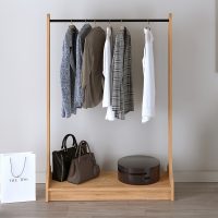 Έπιπλο εισόδου Belgum Megapap χρώμα pine oak 87,3x35x128εκ.