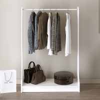 Έπιπλο εισόδου Belgum Megapap χρώμα λευκό 87,3x35x128εκ.