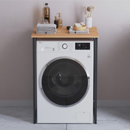 Έπιπλο πλυντηρίου Doyle Megapap χρώμα pine oak 67x60x92,8εκ.