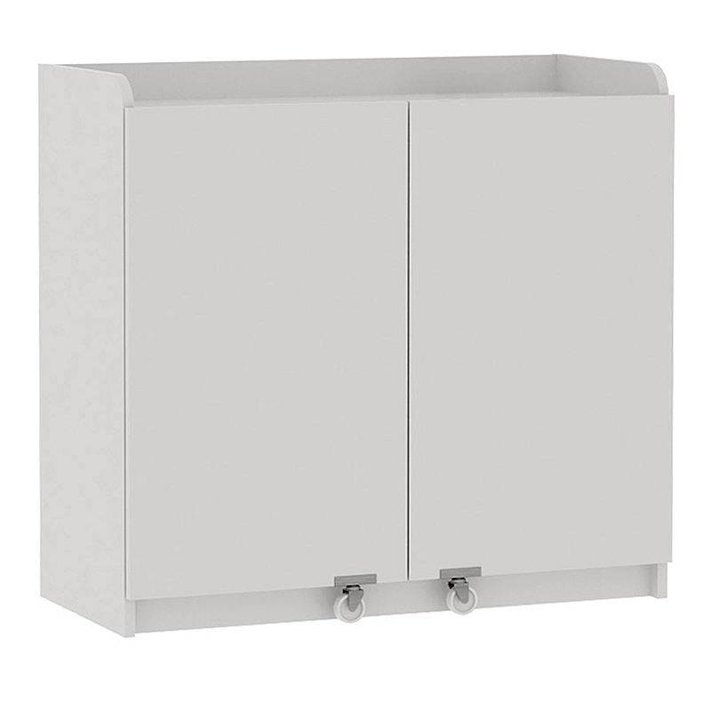 GP041-01141-4 Ντουλάπι κουζίνας - μπάνιου Altay I Megapap χρώμα λευκό 97,8x44,1x91,5εκ.