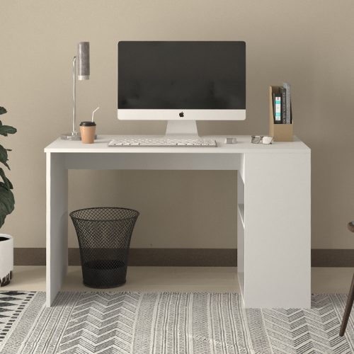 Γραφείο εργασίας Smyrna Megapap χρώμα λευκό 120x60x74,4εκ.