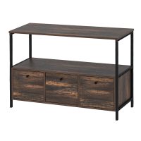 GP041-01221-3 Μπουφές Mars Megapap χρώμα rustic καρυδί 122x36x80,1εκ.