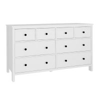 Συρταριέρα - Μπουφές Sabina Megapap χρώμα λευκό 160x50x96εκ.