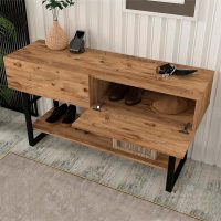Κονσόλα Aron Megapap χρώμα atlantic pine 138,8x41x75,7εκ.