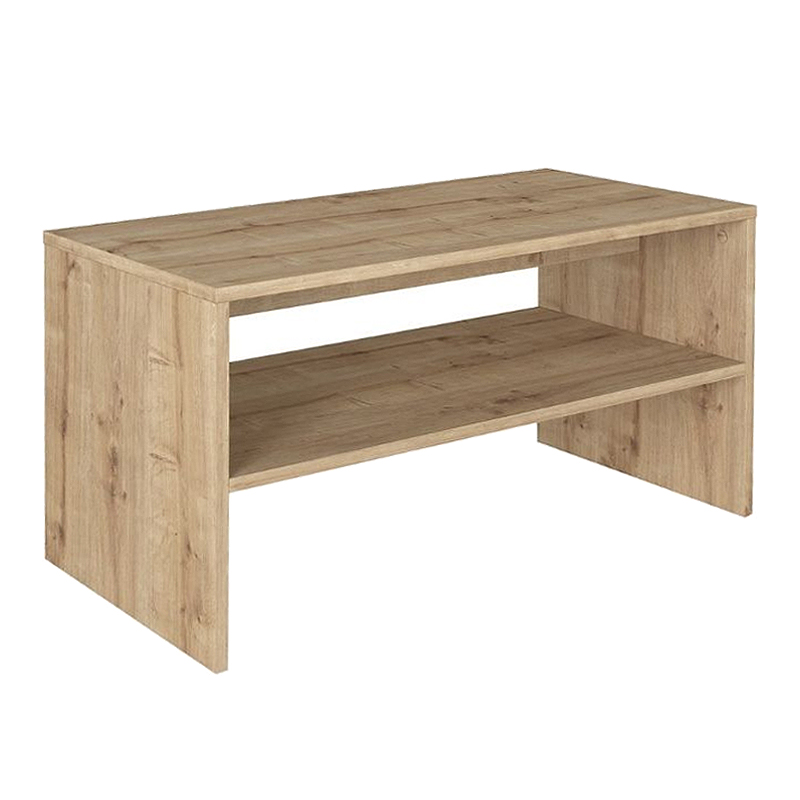 Τραπεζάκι σαλονιού Eleva Megapap χρώμα sapphire oak 90x44,6x46,4εκ.