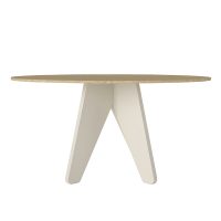 Τραπέζι Rebel Megapap χρώμα rota oak - sandstone 150x90x75εκ.