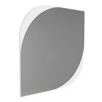 Καθρέπτης τοίχου Lava Μegapap χρώμα λευκό 70x2,2x70εκ.