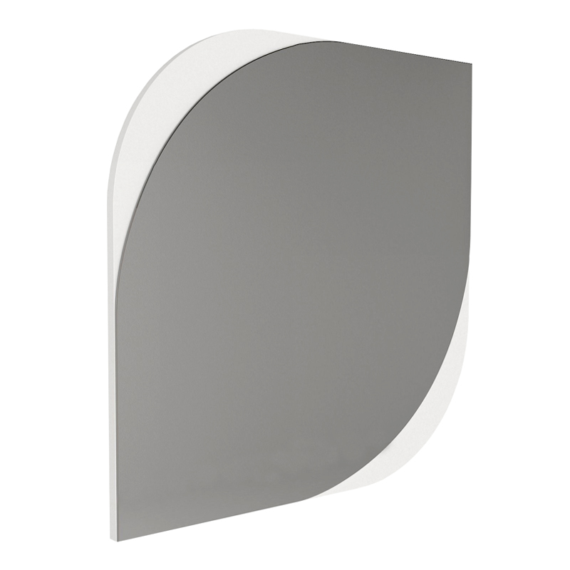 Καθρέπτης τοίχου Lava Μegapap χρώμα λευκό 70x2,2x70εκ.