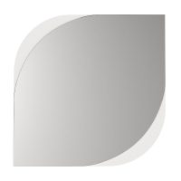 Καθρέπτης τοίχου Lava Μegapap χρώμα λευκό 70x2,2x70εκ.