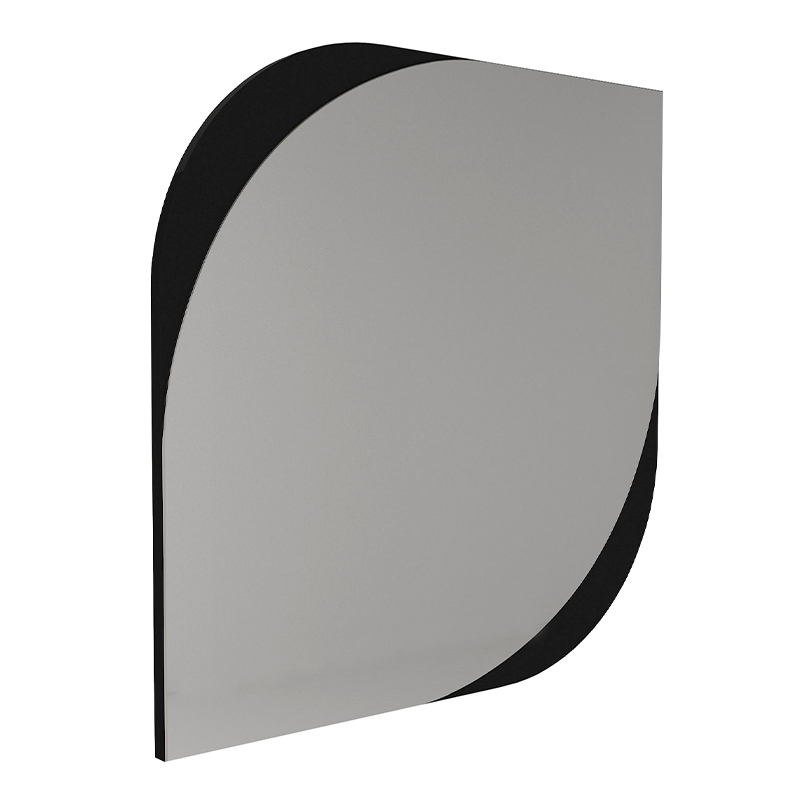 Καθρέπτης τοίχου Lava Μegapap χρώμα μαύρο 70x2,2x70εκ.