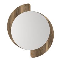 Καθρέπτης τοίχου Sevilla Μegapap χρώμα καρυδί 59,2x2,2x69εκ.