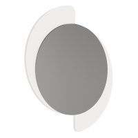 Καθρέπτης τοίχου Sevilla Μegapap χρώμα λευκό 59,2x2,2x69εκ.