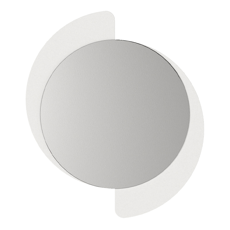 Καθρέπτης τοίχου Sevilla Μegapap χρώμα λευκό 59,2x2,2x69εκ.