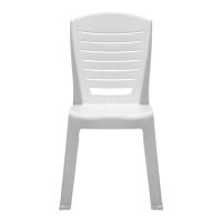 Καρέκλα πολυπροπυλενίου Tabia Megapap χρώμα λευκό 47x49x86εκ.